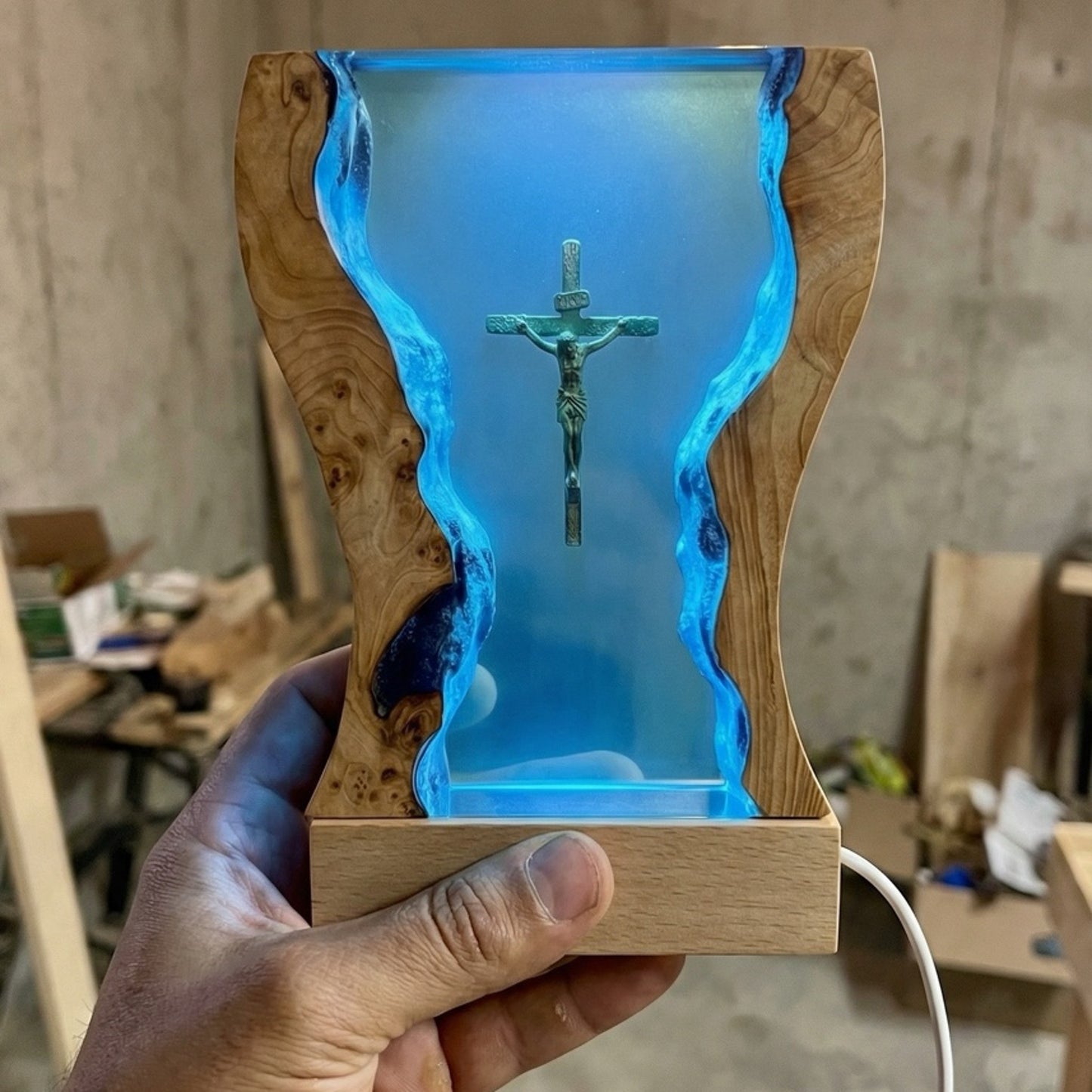 Christian Resin Lamps
